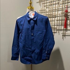 Chaps Kids Blue Casual Button Down Shirt